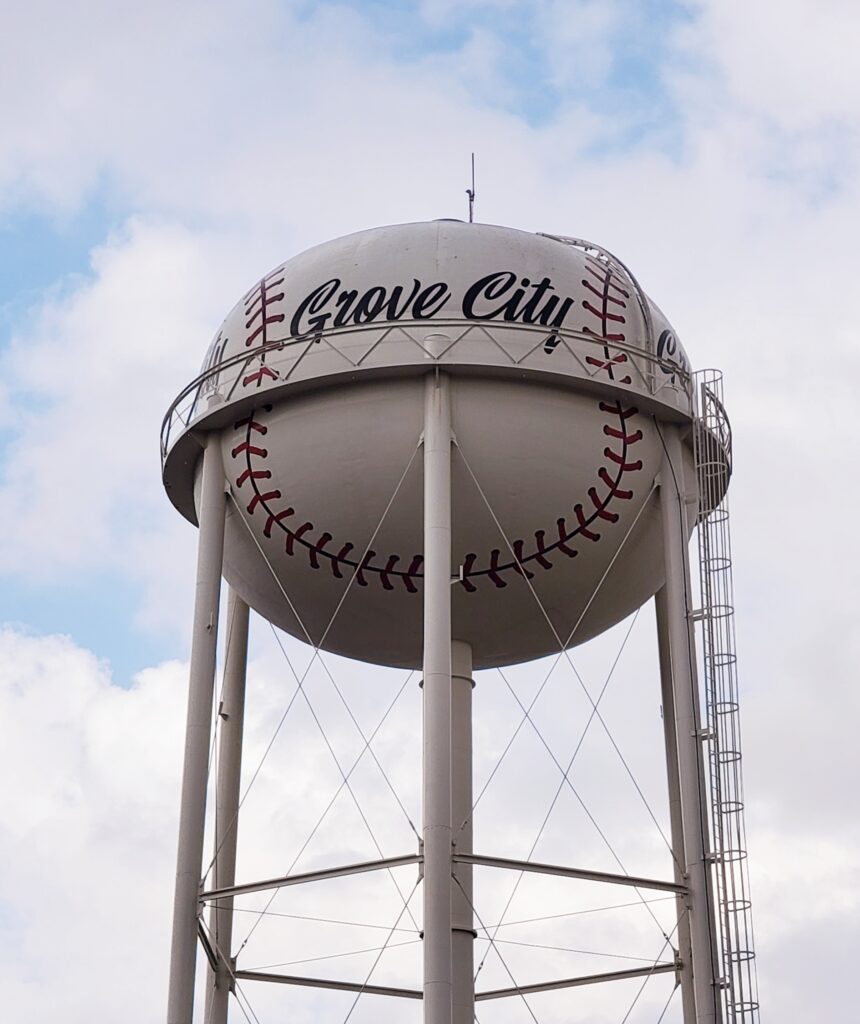 Iconic Baseball Water Tower at Windsor Park